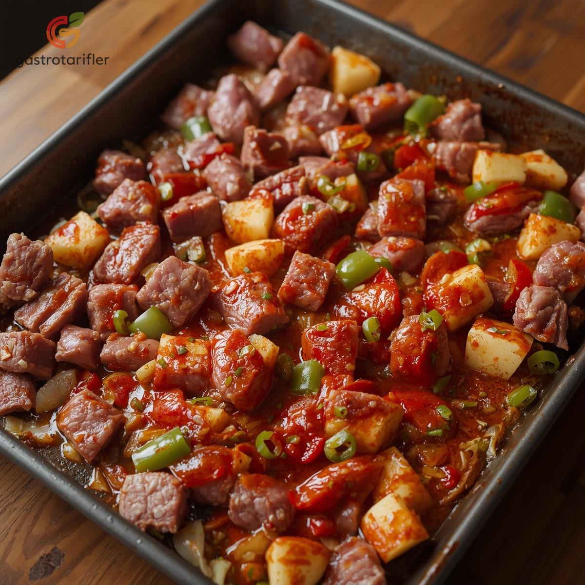 Fırında Etli Patates: Lokum Kıvamında Et ve Yumuşacık Patatesler