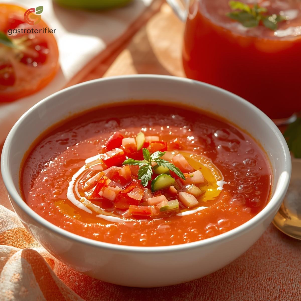 Gazpacho Çorbası: Sıcak Yaz Günlerinin En Serinletici Lezzeti