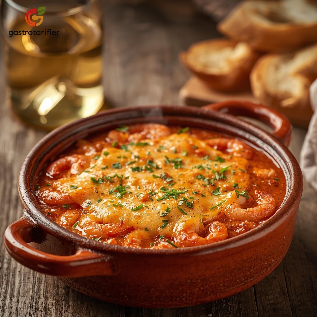 Karides Güveç Tarifi: Meyhane Usulü Tereyağlı, Kaşarlı ve Sulu Karides Sırrı