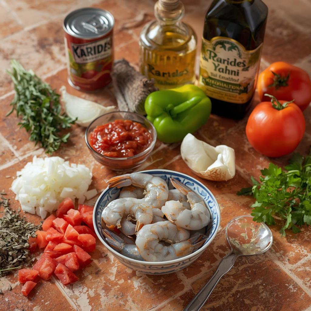 Karides Yahni Malzemeler