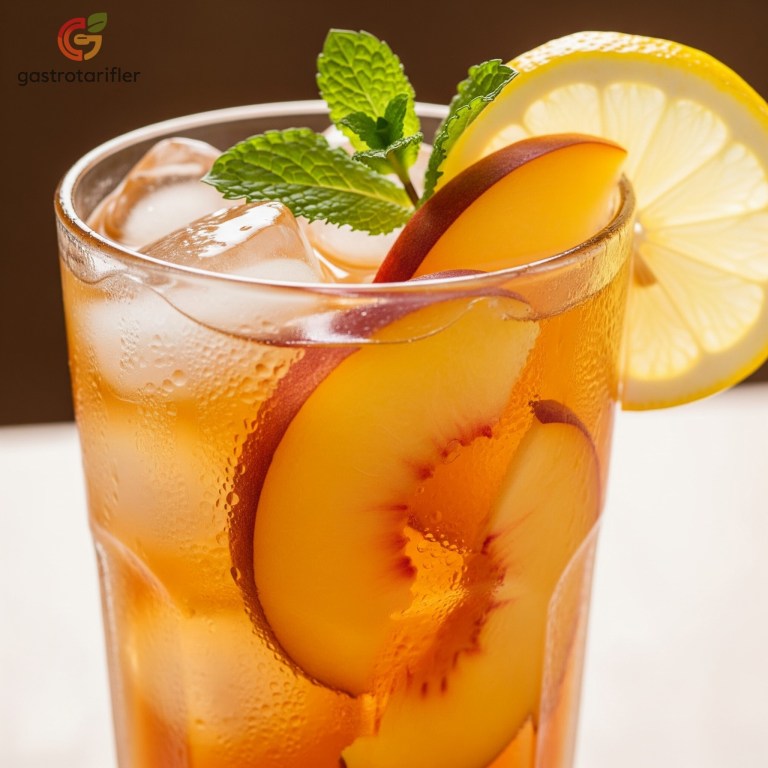 Şeftalili Buzlu Çay