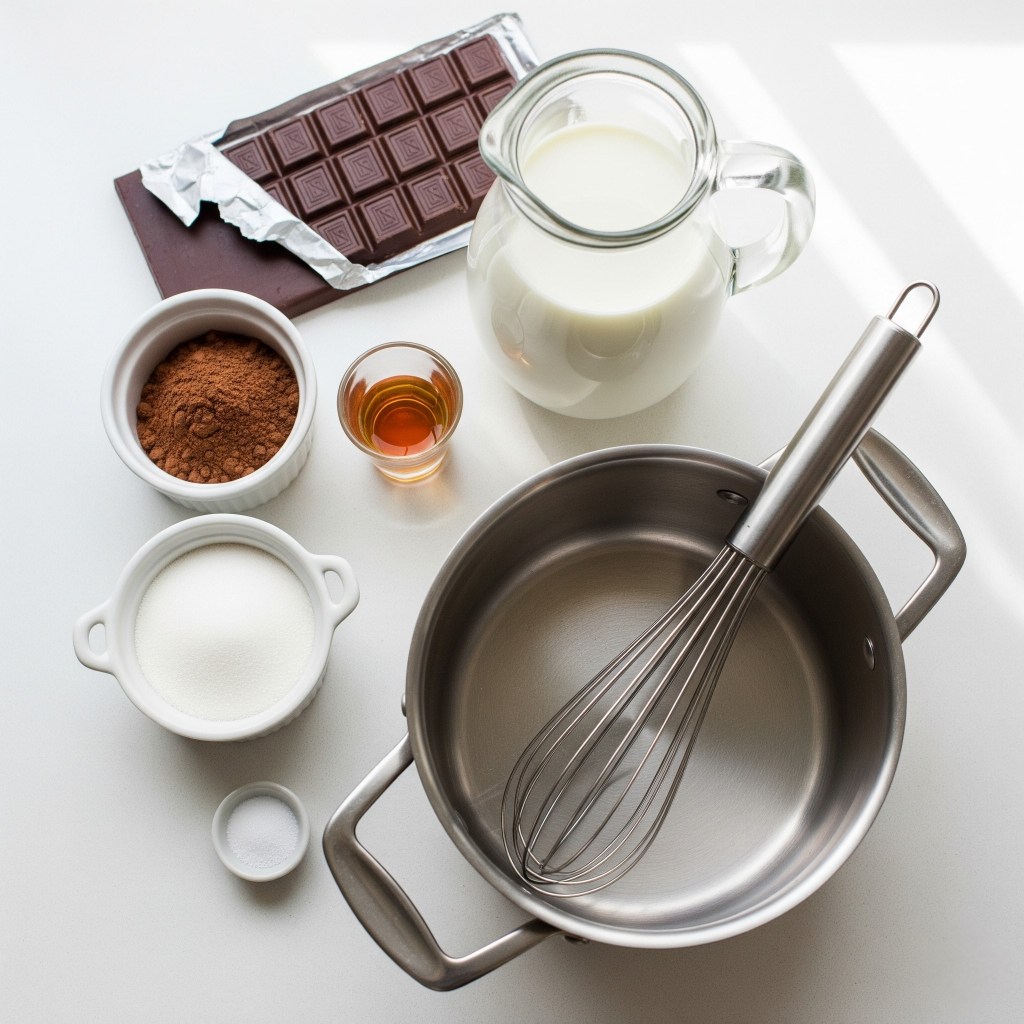 Sıcak Çikolata Malzemeler