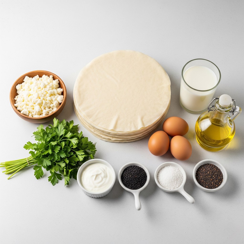 Tepsi Böreği Malzemeleri