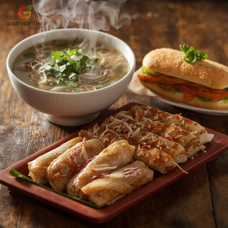Vietnam Mutfağı, pho çorbası, Banh mi sandviçleri