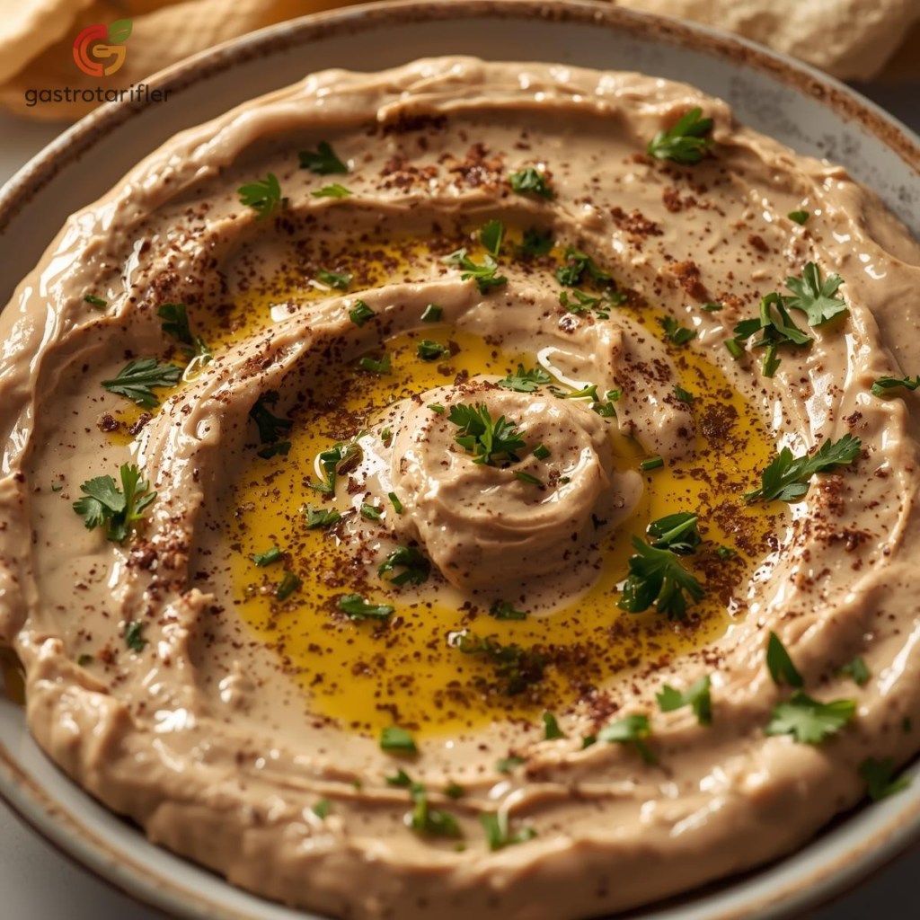 Babagannuş servis sunum_Baba Ghanoush - Gastrotarifler