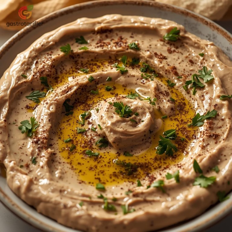 Babagannuş servis sunum_Baba Ghanoush - Gastrotarifler