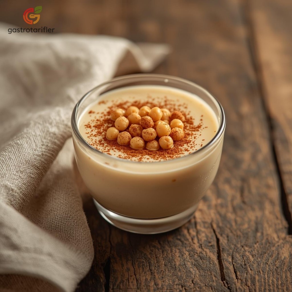 Boza cam bardakta sunum