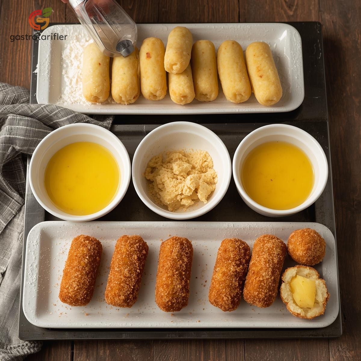 Çıtır Patates Kroket Tarifi: İçi Yumuşak, Dışı Altın Sarısı Çıtır Kabuk Sırrı