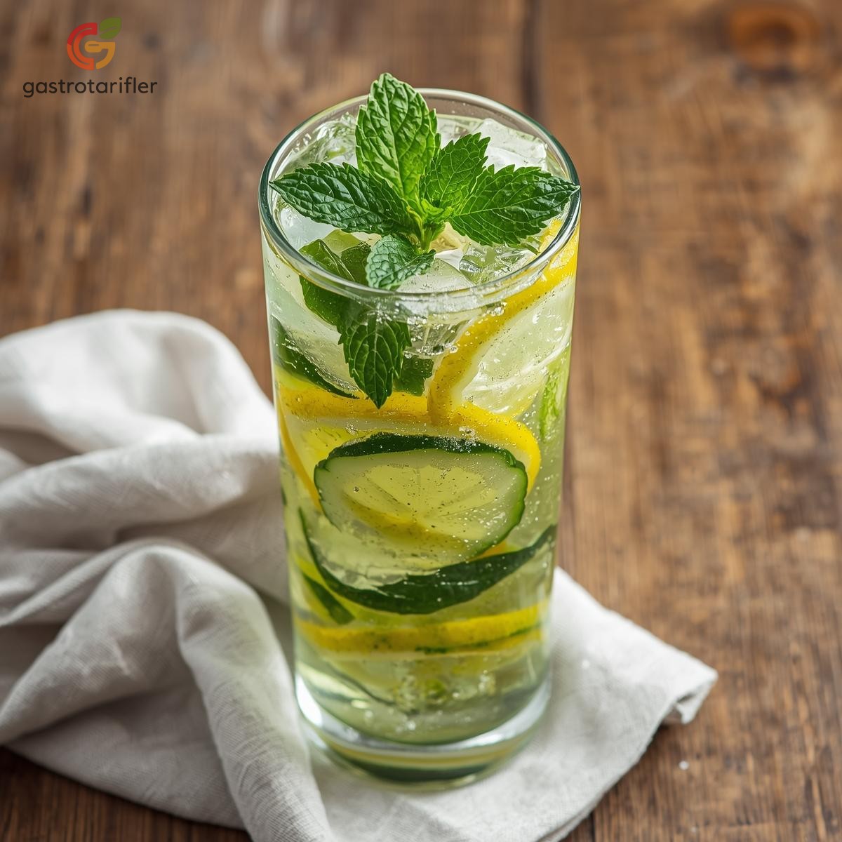 Detoks Suyu Tarifi – Salatalık, Limon ve Naneli Ferahlatıcı İçecek