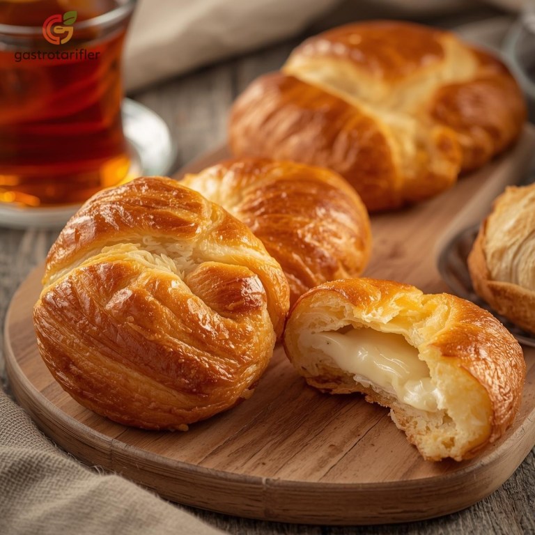 Çıtır Çörek, Peynirli ve Tereyağlı Katlama Sanatı