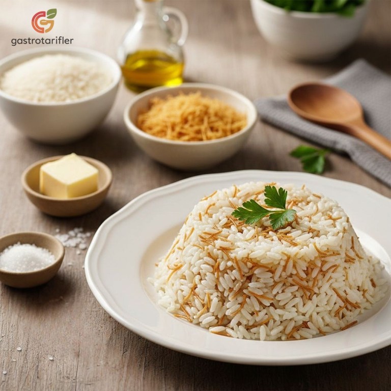 Melek Pilavı Servis Sunumu