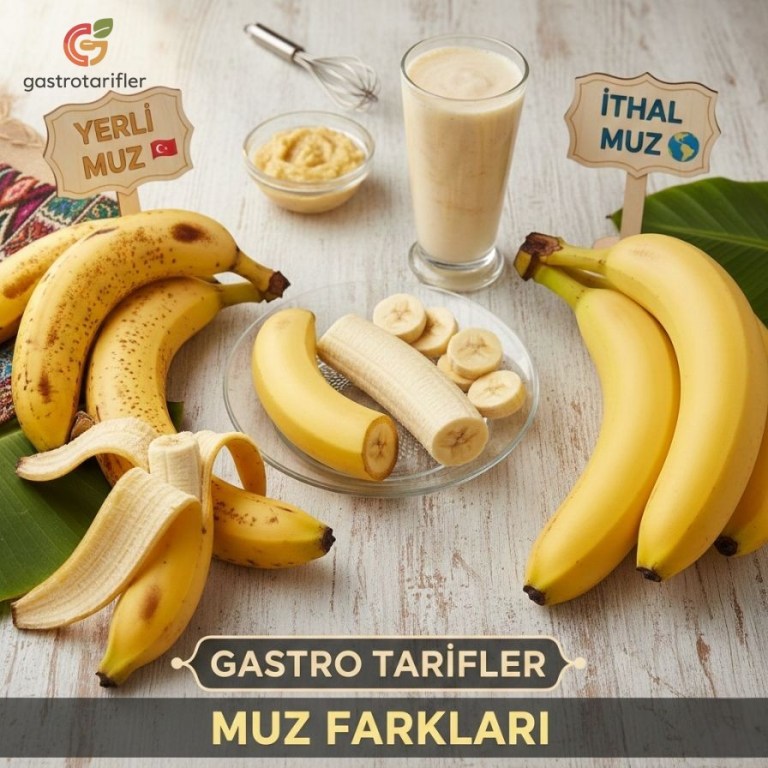 Yerli Muz ve İthal Muz arasındaki farklar