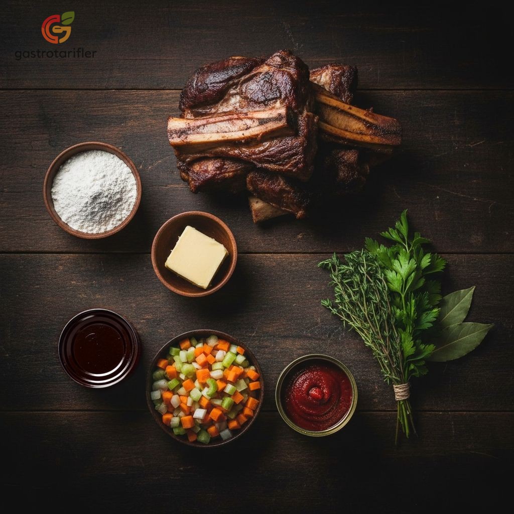 Espagnole sos malzemeler