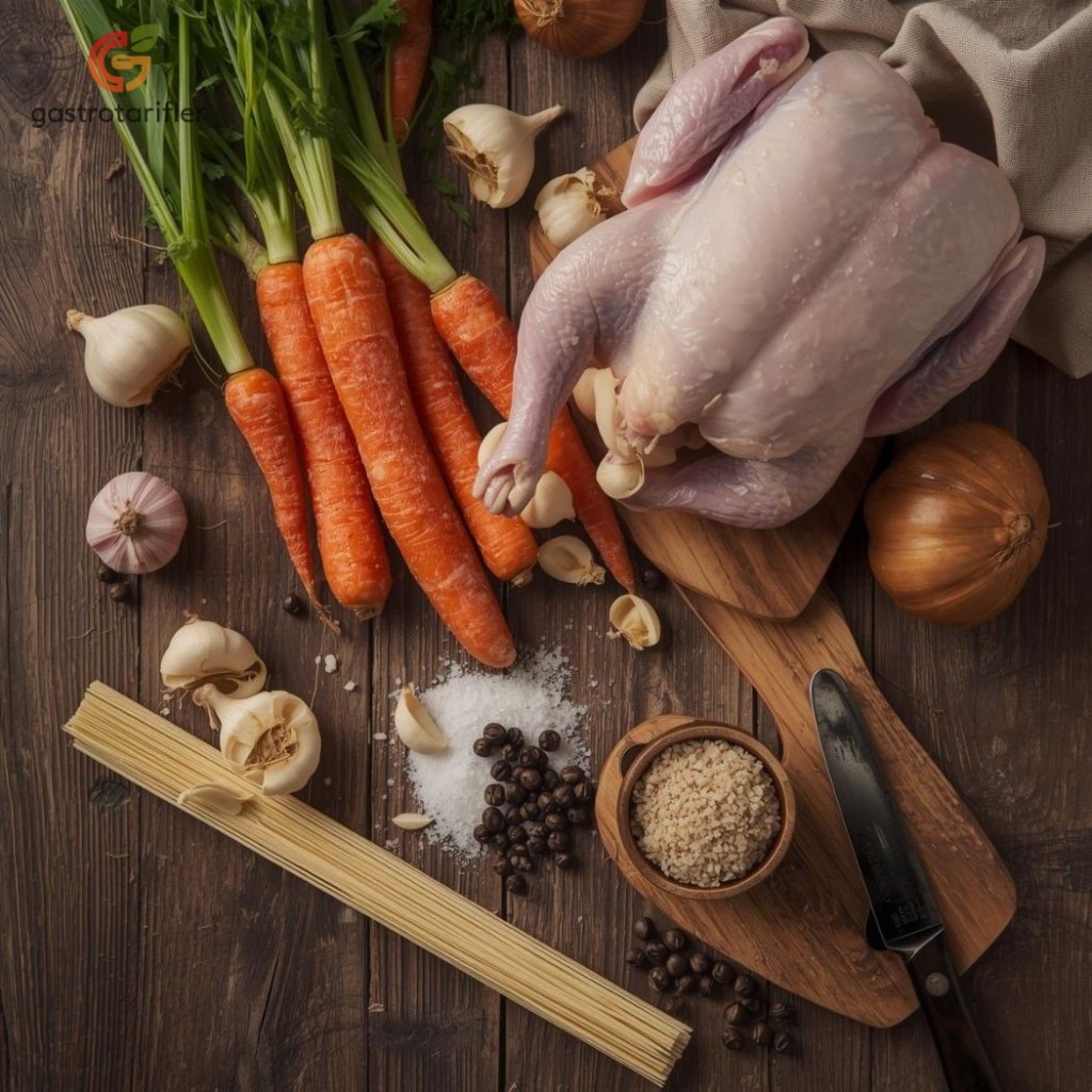 Gerçek Tavuk Suyu Çorbası Tarifi Malzemeleri gastrotarifler