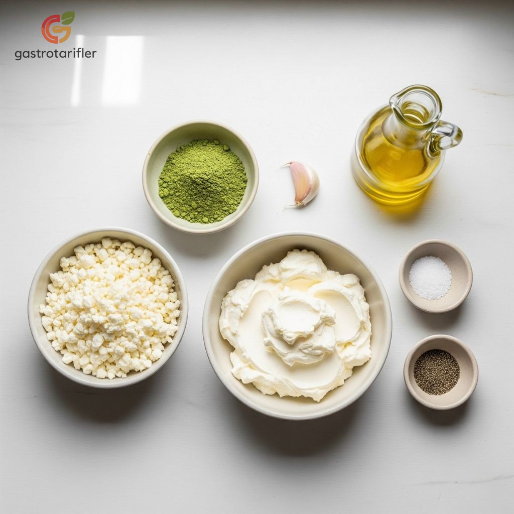 Matcha'lı Peynir Ezmesi Malzemeleri Gastrotarifler