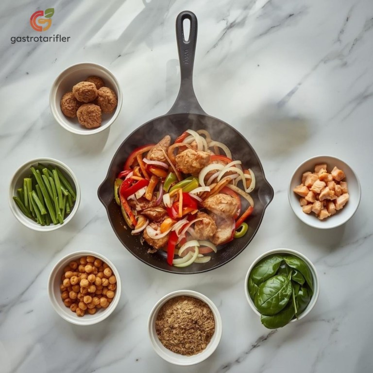 Pratik Akşam Yemeği Tek Tavada 5 Günlük Yemek Planı